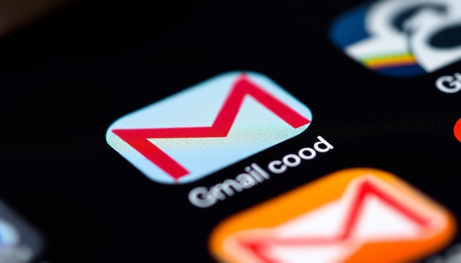 Close-up of Gmail app icon; discusses Gmail partisan spam filters.