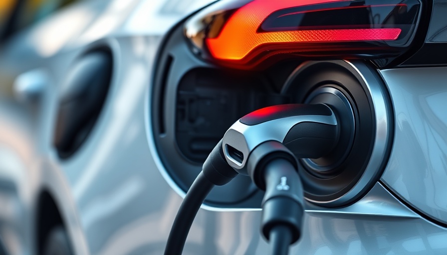 Close-up of EV charging port illustrating ownership challenges.