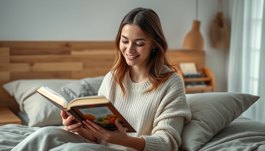 Ways to Romanticize September with cozy bedroom reading.