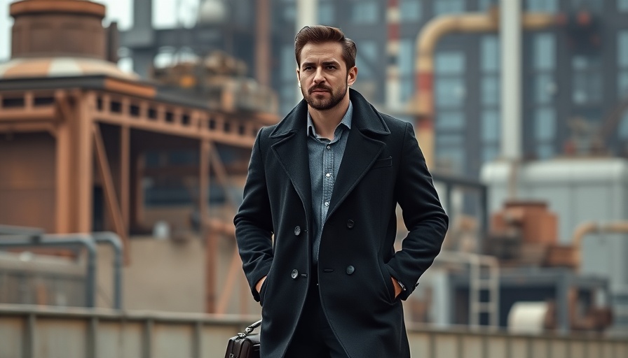 Confident man representing individual proprietorship, urban setting