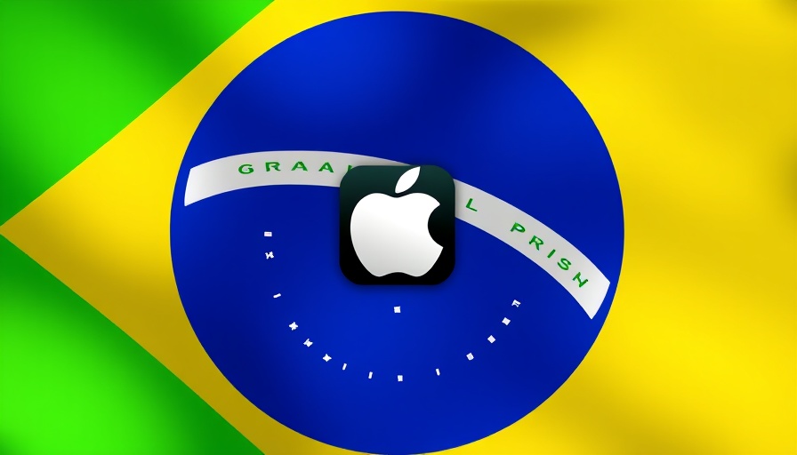 Brazilian flag with App Store logo symbolizing Brazil App Store performance