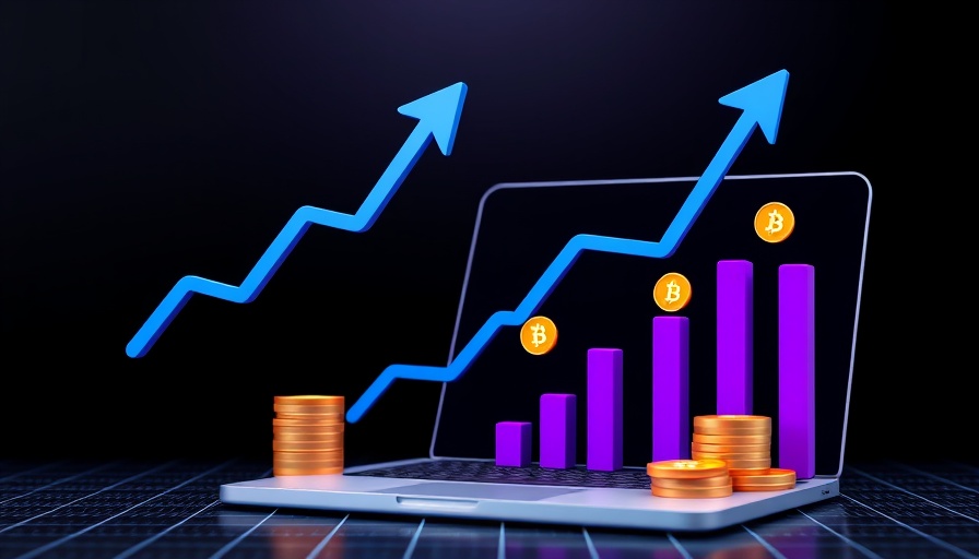Abstract marketing strategy elements with charts and coins.