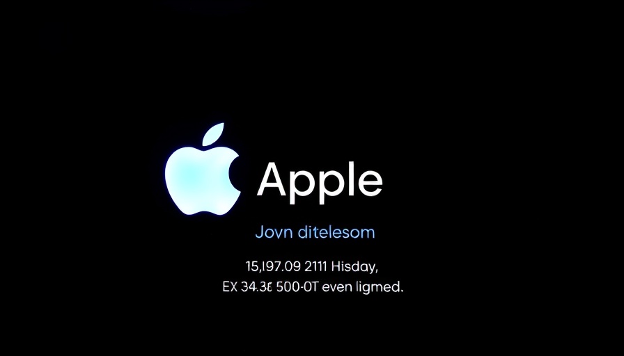 Watch iPhone 17 event live with glowing Apple logo and event details.