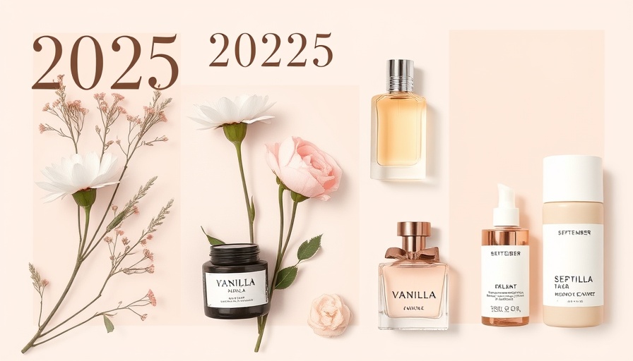 Fresh Start to Fall for Families themed collage with beauty products.