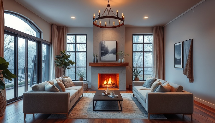 Cozy 2025 fall decor trends in a modern living room.
