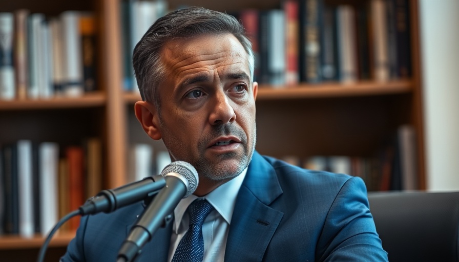 Man in a studio speaking into a microphone, South Park Blamed For Charlie Kirk Slaying.