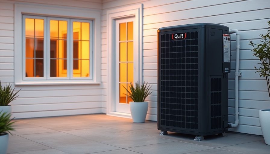 Modern HVAC unit illustrating over-the-air updates in home heating.