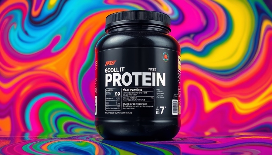 Gold Standard Whey protein powder against a colorful background, Best Protein Powders 2025.