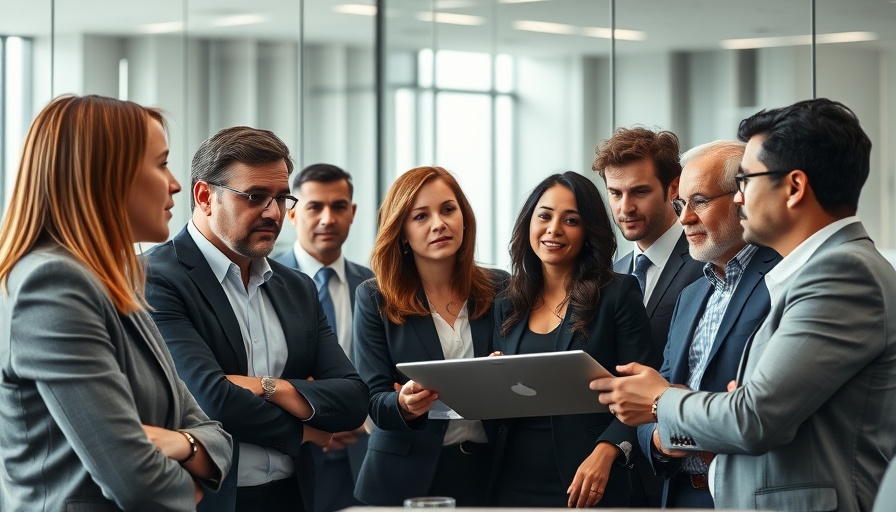 Professionals discussing how to reduce meeting time to increase productivity in an office setting.