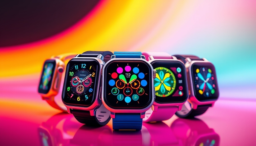 Top best fitness trackers 2025 with vibrant display and colorful design.