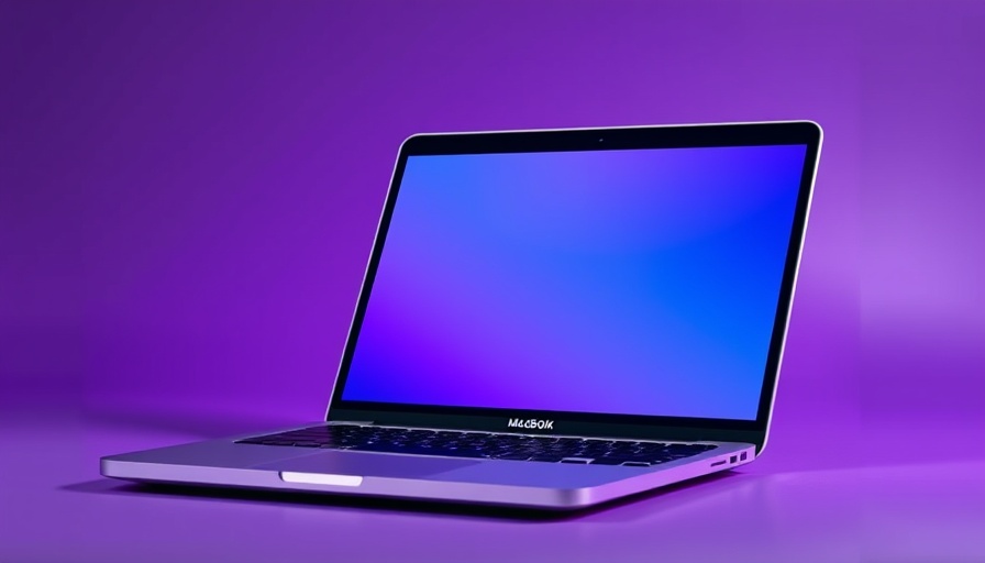 Sleek refurbished MacBook Air for travel meetings with vibrant display.