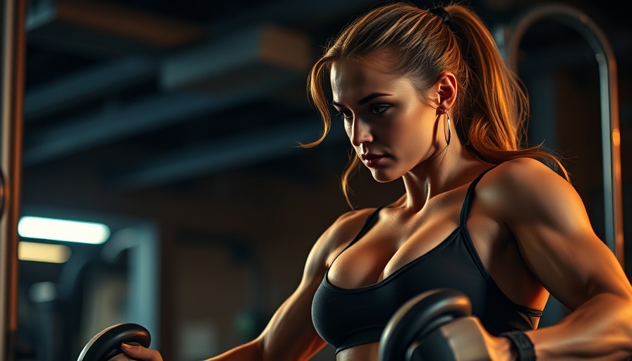 Fit woman on gym machine demonstrating effective training procedures.