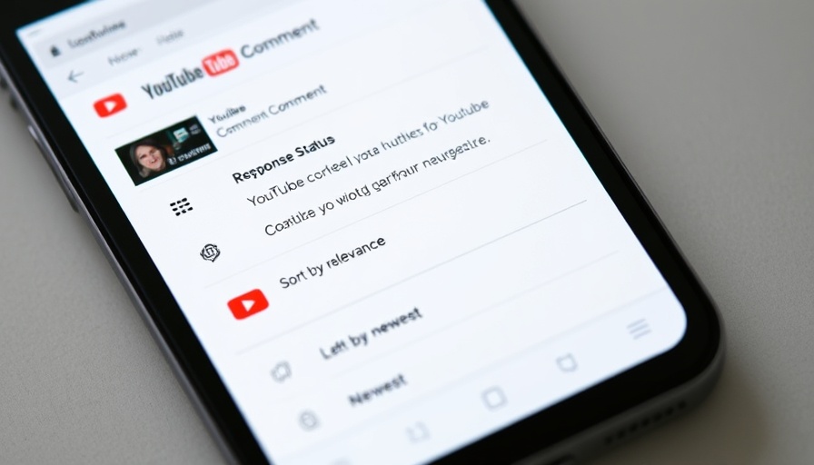 YouTube comment filters and livestream highlights on phone screen.