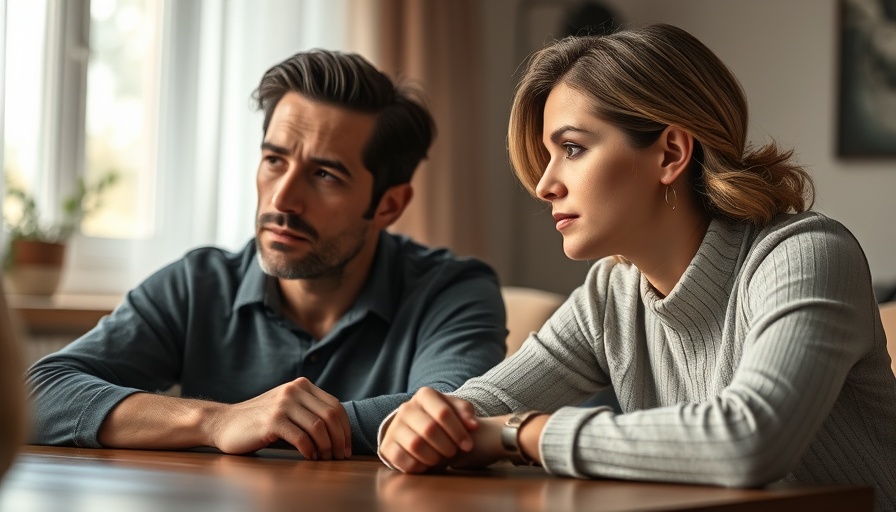 A thoughtful couple reflecting quietly, Signs Your Marriage Needs a Tune-Up.