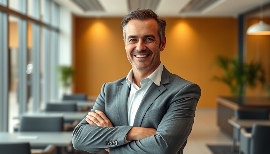 Leadership insights from Culver's CEO in a professional office setting.