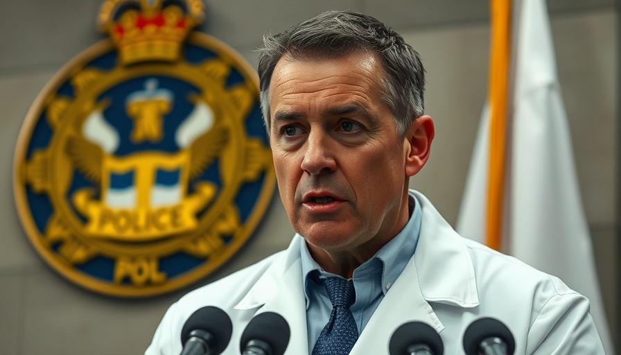 Press conference at Michigan police station update.