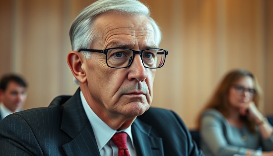 Department of Energy official in meeting, thoughtful expression.