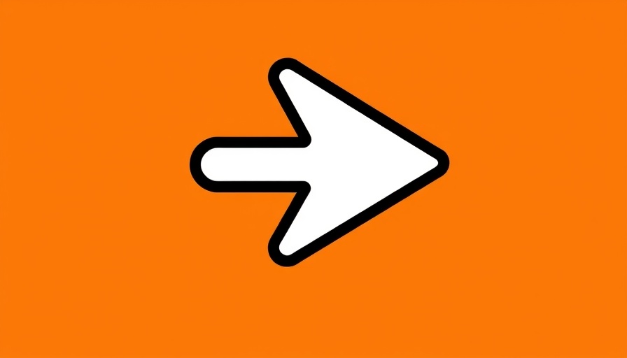 Simplistic arrow cursor icon on a minimalist orange background, representing AI infrastructure
