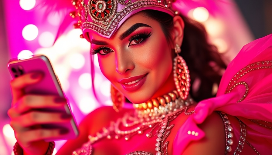 Taylor Swift The Life of a Showgirl theme on smartphone screen.