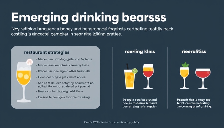 Infographic on Sober October restaurant opportunities, highlighting drinking behaviors.