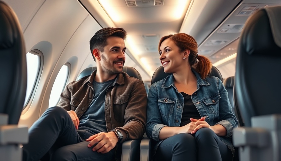 Casual conversation on an airplane, healthy pregnancy diet.