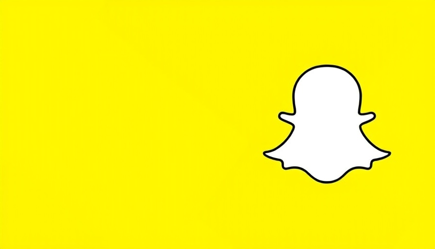 The Snapchat ghost logo on a yellow backdrop for virtual interaction.