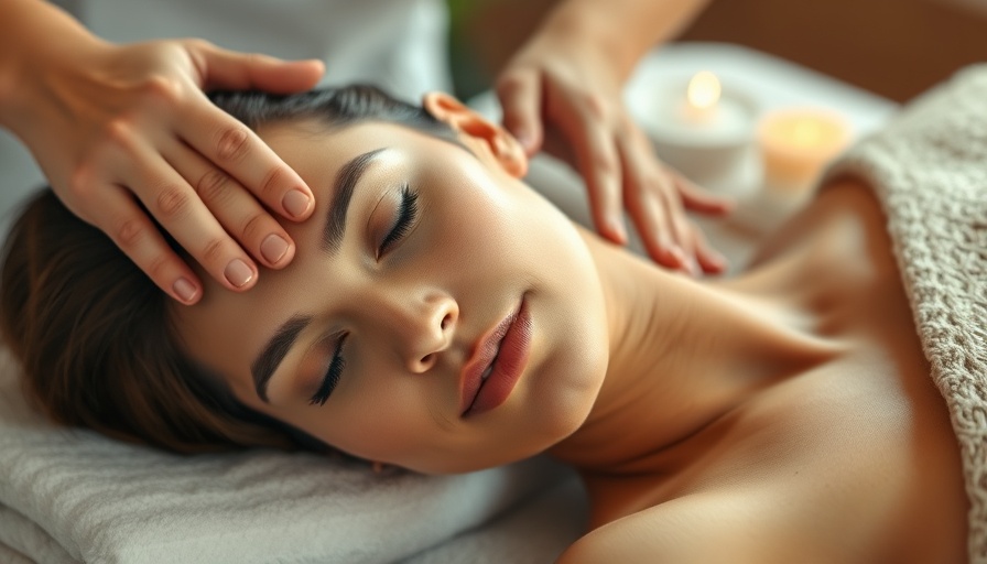 Massage therapy for chronic pain, woman enjoying relaxing treatment