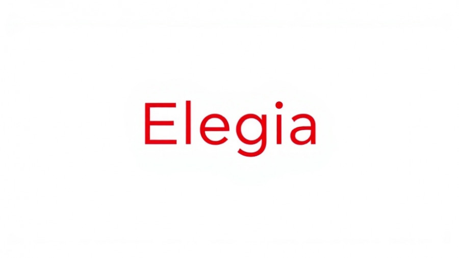 Elegia logo in red, Independent AI Orchestrator for Hospitality.