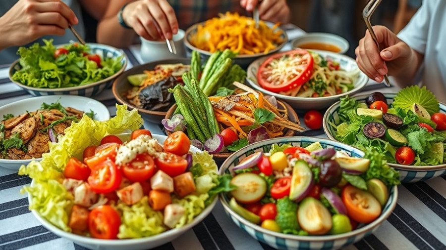 Starbird salad-centric strategy featured with vibrant fresh salads.