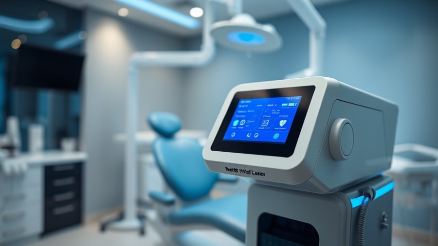 Solea All-Tissue Laser in a modern dental clinic, advanced interface.