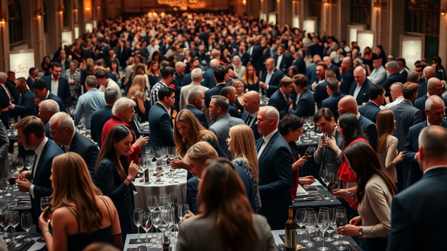 Guests at the 2025 New York Wine Experience tasting event.