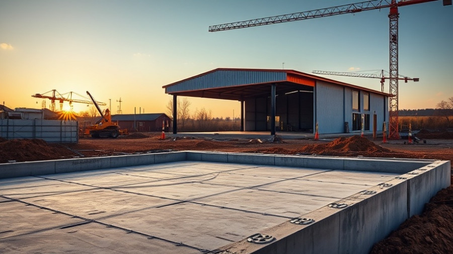 Foundation types in construction process showcased from start to finish.
