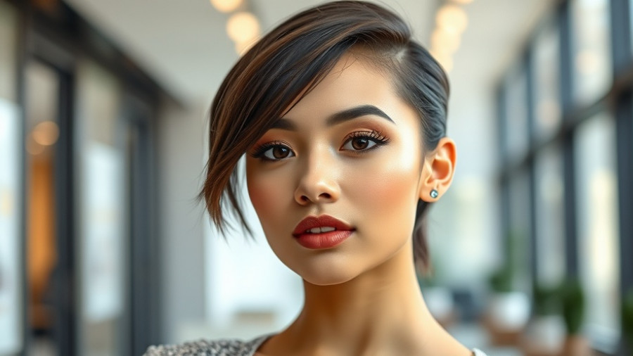 Trendy makeup look for your zodiac sign, sleek style.