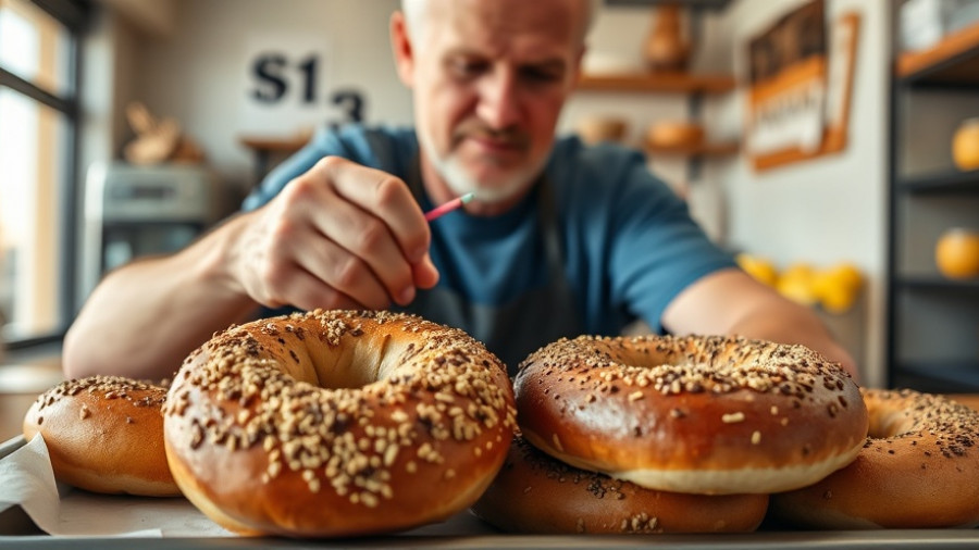 Seasonal bagels with glucose test showcasing keto diet benefits.