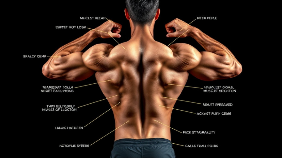 Weight loss workouts: muscular man demonstrating exercises with highlighted muscles.