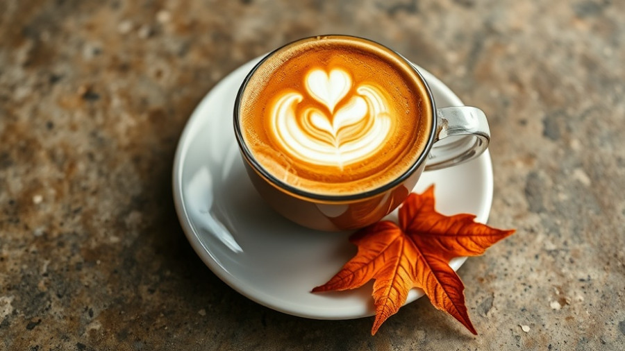 Artistic ghost design latte in a café, showcasing opening a restaurant risks.