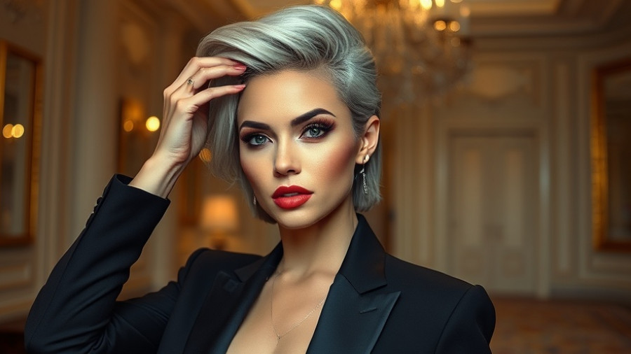 Elegant woman showcasing best makeup tips for women over 40.