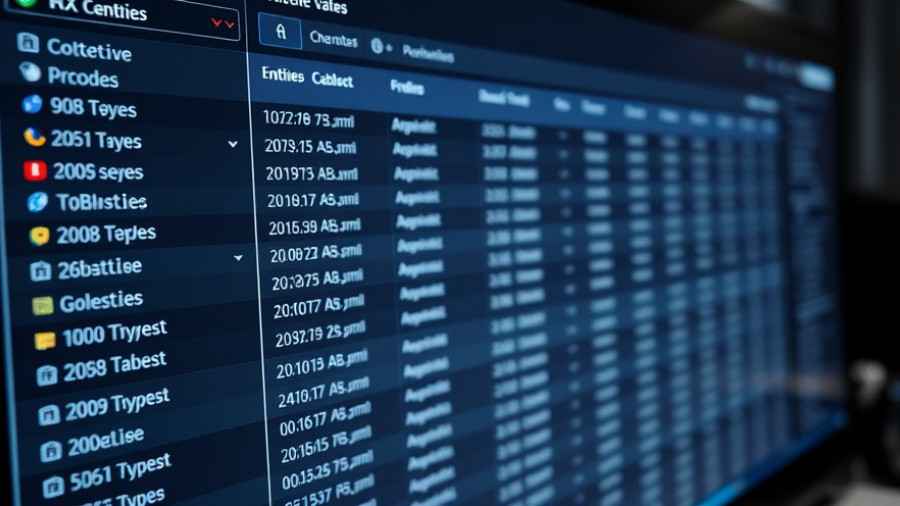 Data table showing top entities in AI systems for marketing strategies.