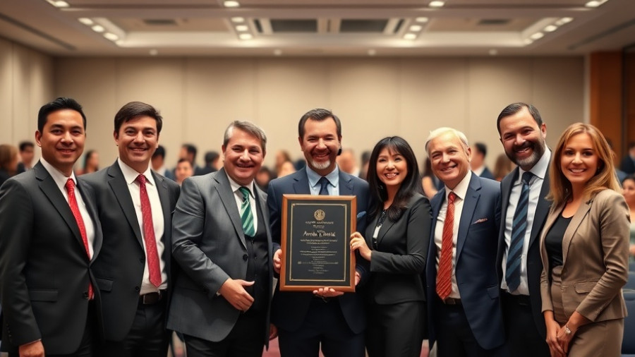 Professional team holding award at Best Places to Work in Pennsylvania event.