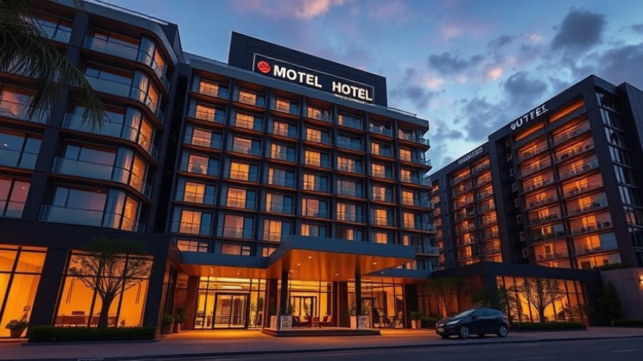 Modernizing the Guest Journey at Luxury Hotels with sleek architecture and warm lighting.