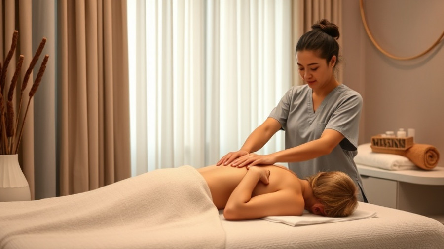 Skilled therapist providing massage in relaxing spa near me.