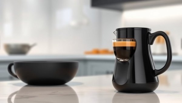 Better Vessel espresso tool with rich crema in kitchen setting.