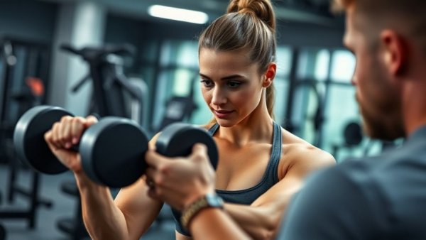 Woman's push day workout routine for strength training.