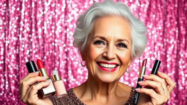 Best makeup tips for women over 40 - vibrant woman with makeup.
