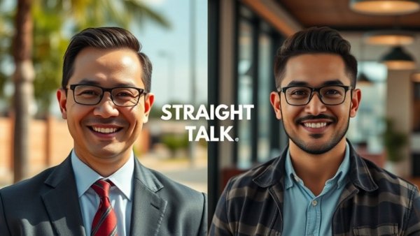 Portrait of two men with 'Straight Talk' podcast logo, 2025 Wine of the Year discussion.