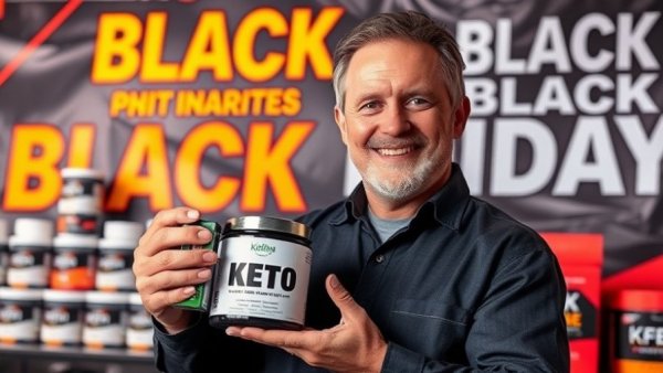 Keto diet products promoted for weight loss in Black Friday sale