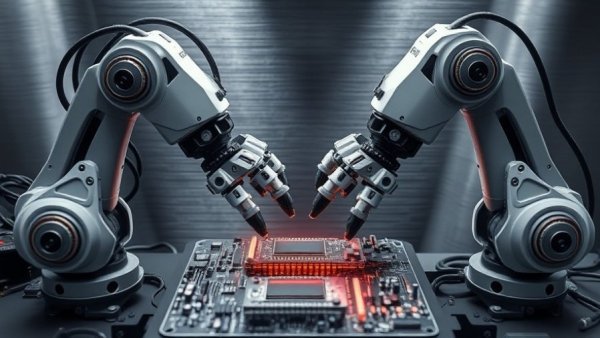 Futuristic tech solutions illustrating affiliate marketing digital innovation.