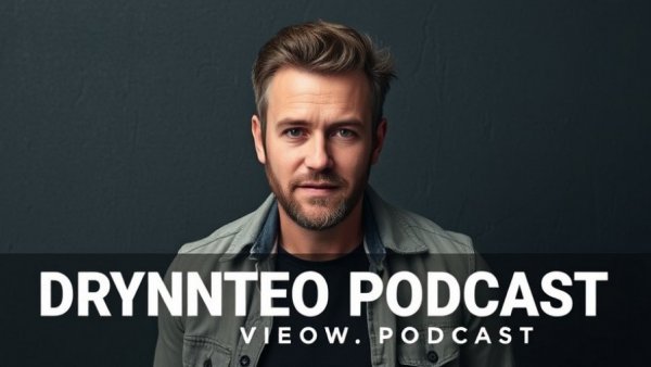 Podcast on keto diet for weight loss with man promoting video.