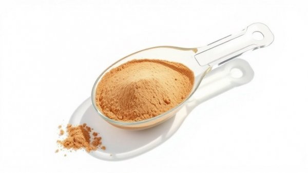Close-up of protein powder scoop on white surface, highlighting protein content scam.