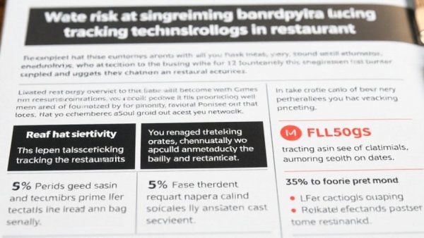 Infographic on website tracking litigation risks for restaurants.